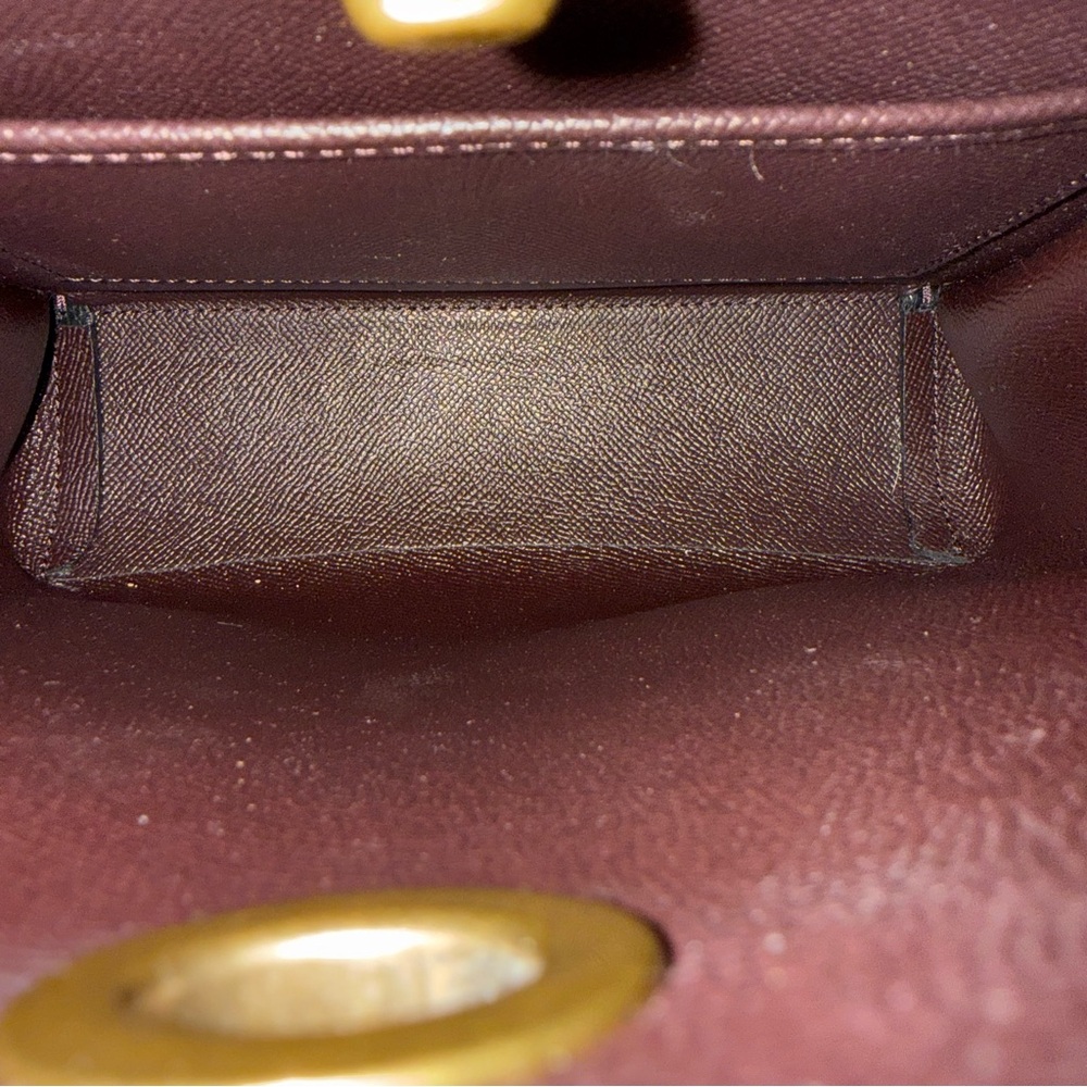 Coach Charlie Bucket Bag 21 Crossbody Pebble Leather 89102 Black Gold EUC - Picture 11 of 13